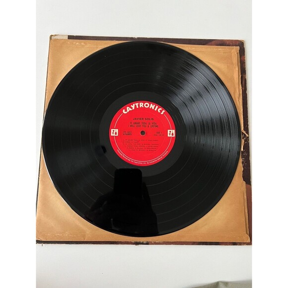 Javier Solis Te Amare Toda La Vida I Will Love You A Lifetime LP Caytronics VG - Picture 4 of 7